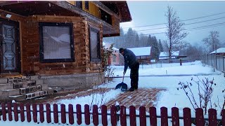 Download Lagu The Carpathians are covered in snow... The comfort of a homely atmosphere❄️ MP3