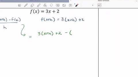 Difference Quotient: Part 2