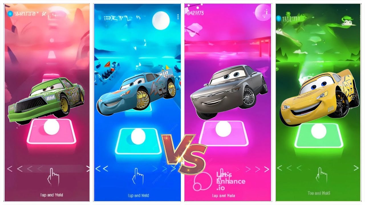 Epik Tiles Hop - Crazy McQueen Monster Tiles Hop Challenge!