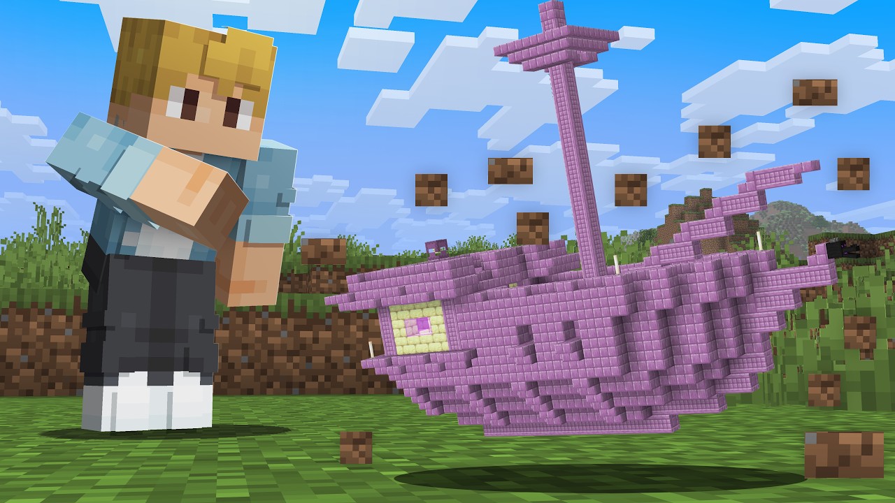 Minecraft, But Breaking Blocks Spawns STRUCTURES!
