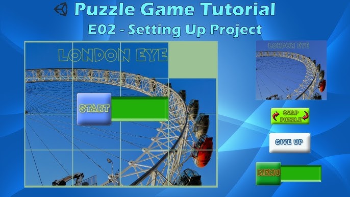 COMO CRIAR JOGO PUZZLE PARA ANDROID COM UNITY, AULA 01