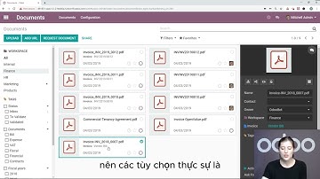 Sử dụng tài liệu với ứng dụng kế toán cho Odoo | Odoo