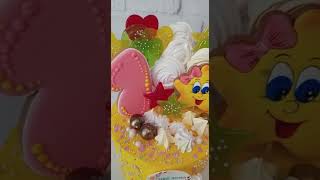 Торт на 1 год ребёнку #shorts #1year #cake