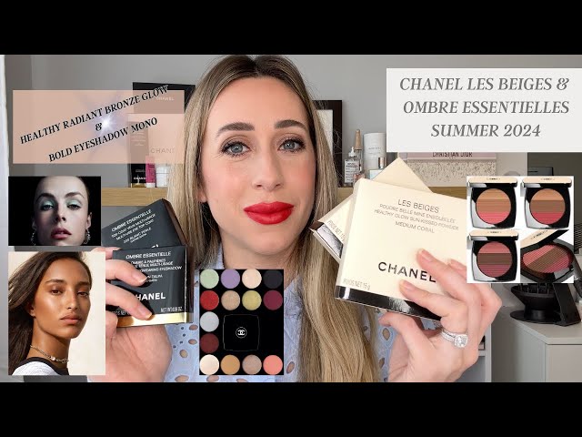 New Chanel Les Beiges Sun-Kissed powder and Ombre Essentielle eyeshadows - swatch and review class=
