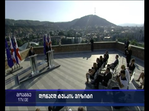 ევროპული საბჭოს პრეზიდენტი საოკუპაციო ხაზის გადმოწევას გმობს