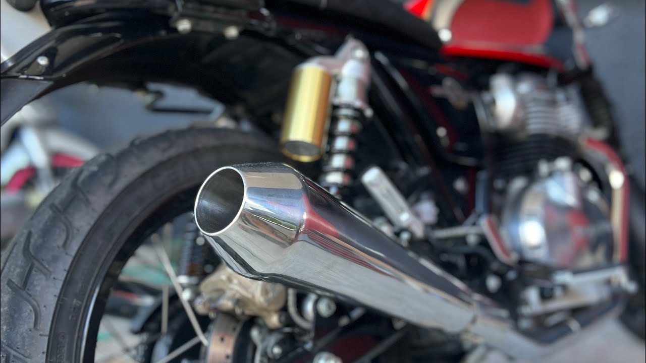 IXG slip on Exhaust interceptor 650 YouTube