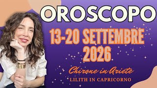 OROSCOPO SETTIMANALE DAL 13 AL 20 SETTEMBRE 2026 | ASTROLOGIA EVOLUTIVA | #oroscopo #astrologia