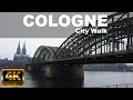 COLOGNE CITY WALKING TOUR | 4K UHD | ☁️ | 🇩🇪 | GERMANY