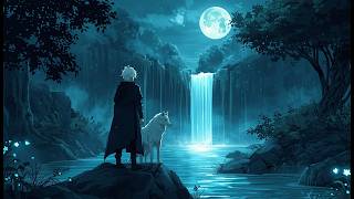 Moonlight Wolf Journey Calm Fantasy Music for Deep Focus &amp; Relax Cozy Night Forest