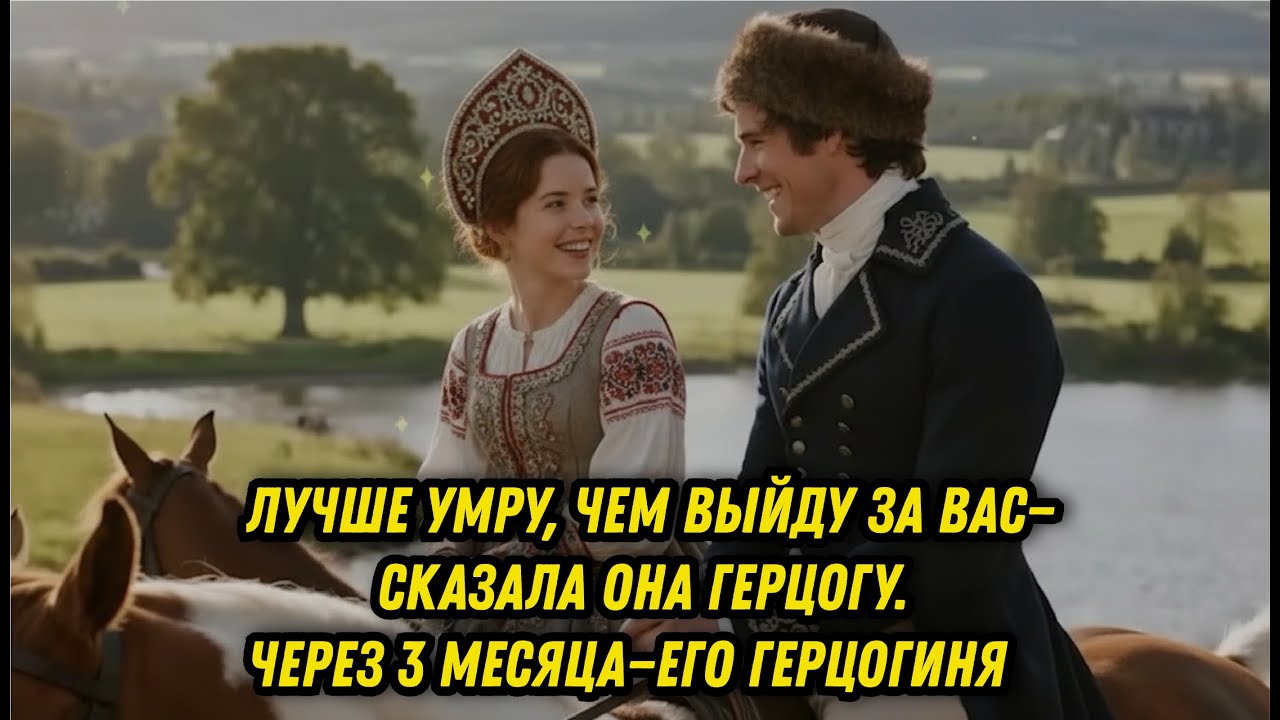 ЛУЧШЕ УМРУ, ЧЕМ ВЫЙДУ ЗА ВАС—СКАЗАЛА ОНА ГЕРЦОГУ  ЧЕРЕЗ 3 МЕСЯЦА—ЕГО ГЕРЦОГИНЯ