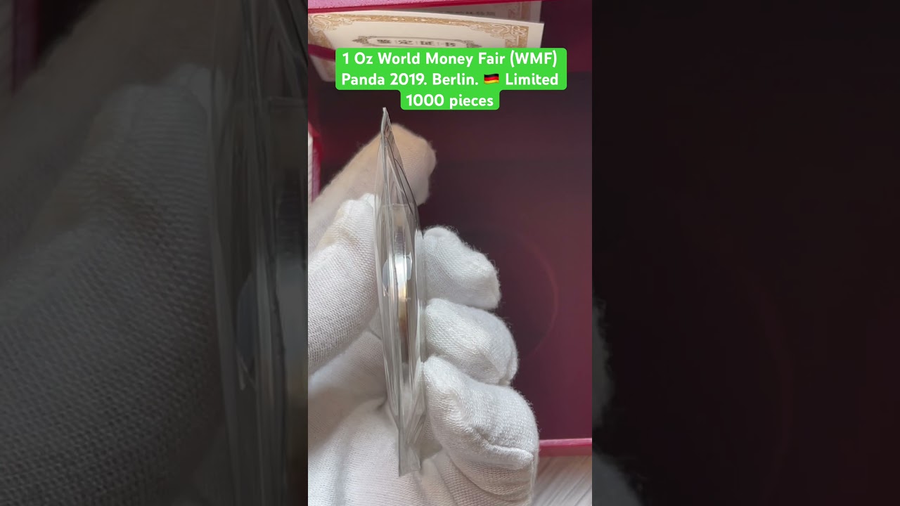 1 Oz World Money Fair (WMF) Panda 2019. Berlin. 🇩🇪 Limited 1000 pieces 
