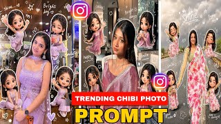 Instagram Trending Chibi Cartoon Style Ai Photo Prompts | Trending chibi cartoon photo editing 2026 screenshot 4