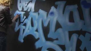 Graffiti with Miley Cyrus