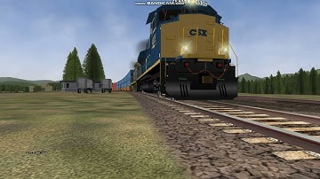 (MSTS/Open Rails) CSX Intermodal Marias Pass (Short)