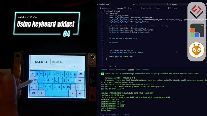 How to Use LVGL Keyboard Widget with Cheap Yellow Display