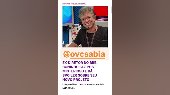 Ex-diretor do BBB, Boninho faz post misterioso e dá spoiler sobre seu novo projeto 😲
