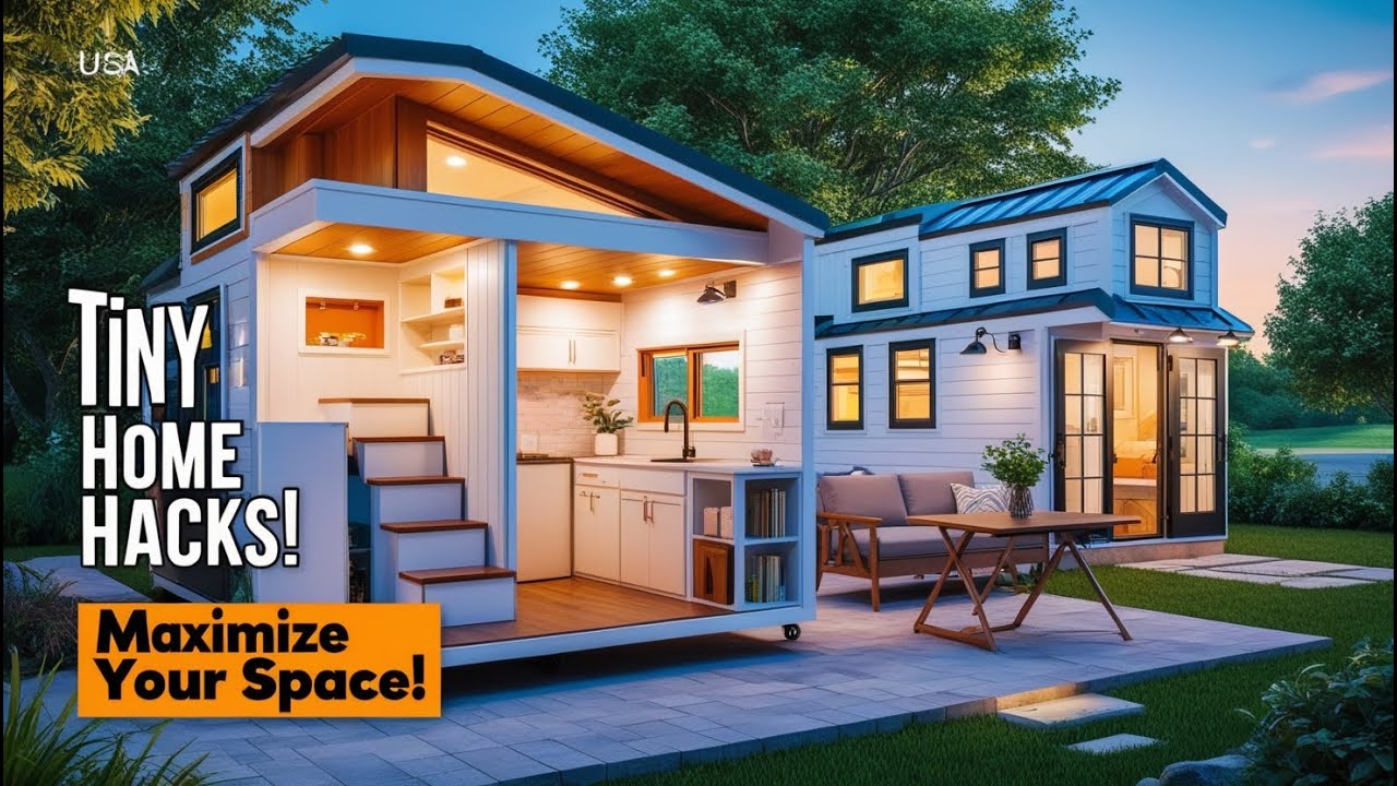 Ultimate Tiny Home Tour: Genius Hacks to Maximize Every Inch! - YouTube