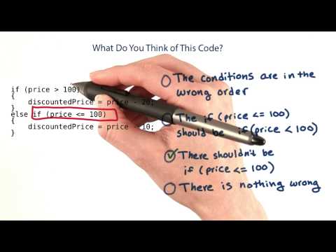 What Do You Think About This Code? - Intro to Java Programming