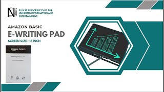 Amazon Basics E-Writing Pad | Amazon Basics Magic Slate 15-inch LCD Writing Tablet with Stylus Pen |