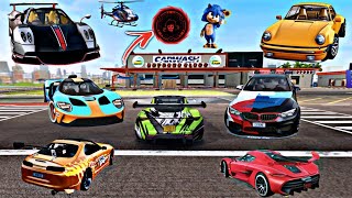 Most Viral Top 16 Supers Cars Stunts Through Building Challenges! // Extreme Car Driving Simulator screenshot 2