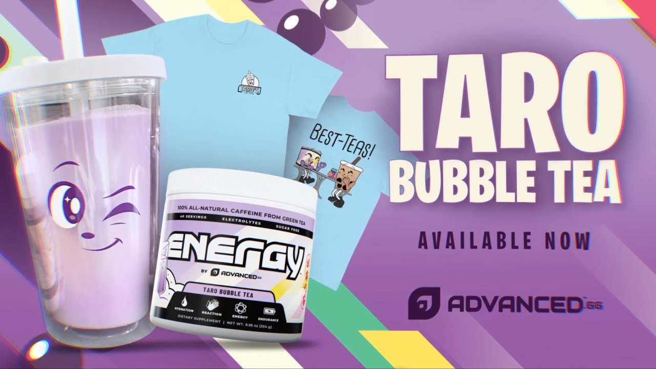 ADVANCEDgg Taro Bubble Tea ENERGY is HERE NOW