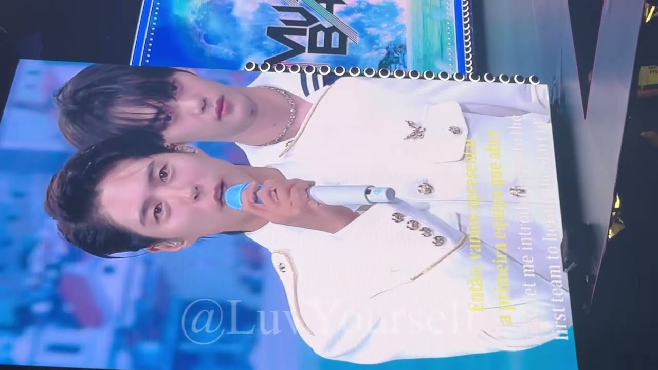 Musicbank in Lisbon Opening greeting 3(ATEEZ ZEROBASEONE RIIZE TAEMIN IVE izna) Fancam 20250927