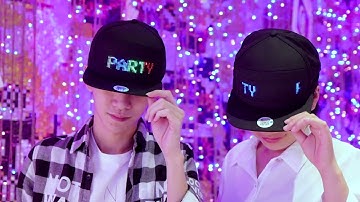 Animation Display Cool LED Hat Phone App Control Rechargeable Flexible Programmable