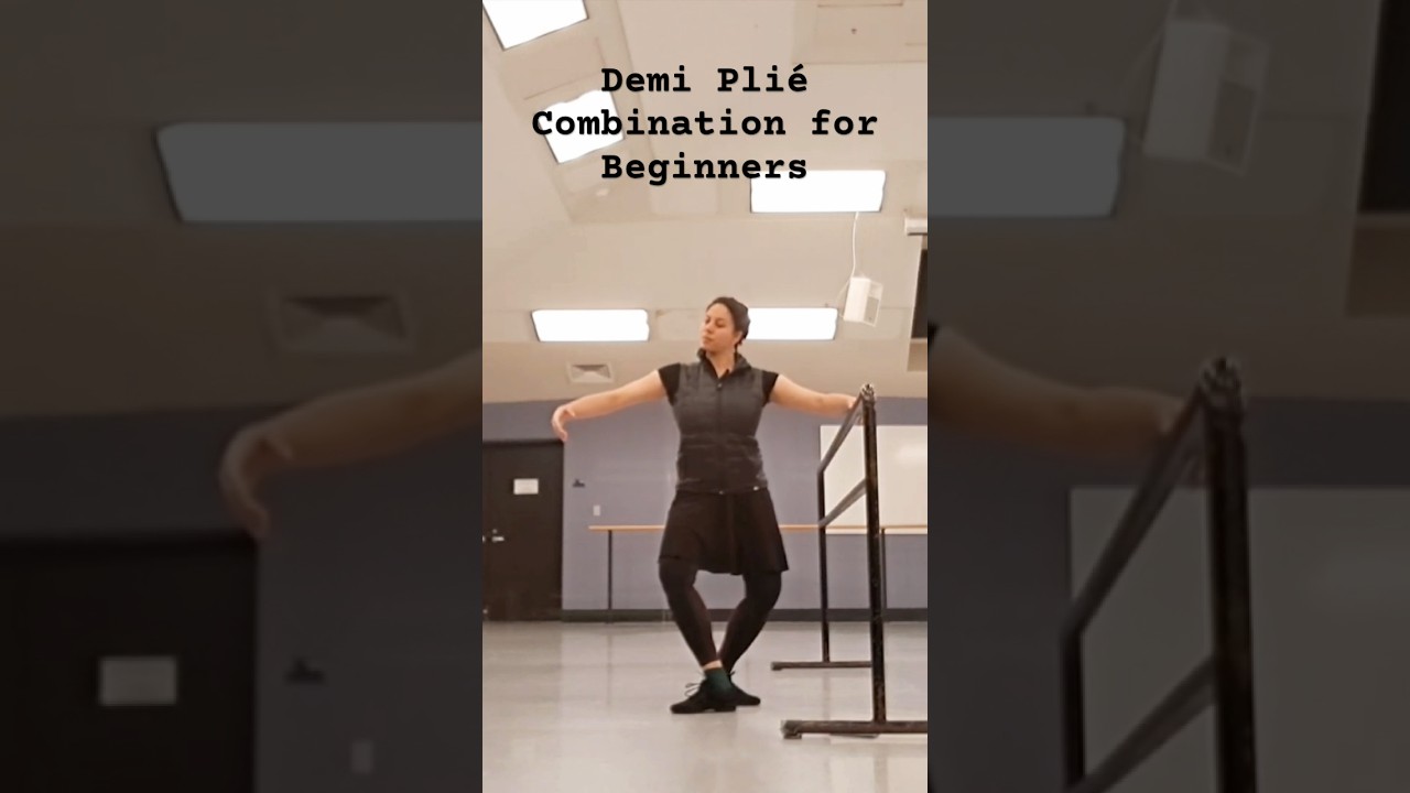 Demi Plié Combination for Beginning Ballet Dancers