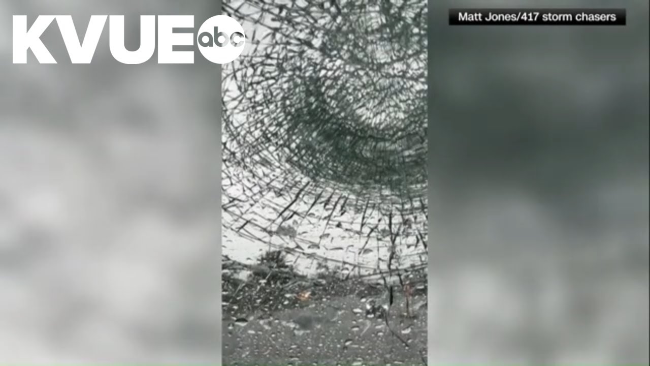 Baseball-sized hail seen in Springfield, Missouri - YouTube