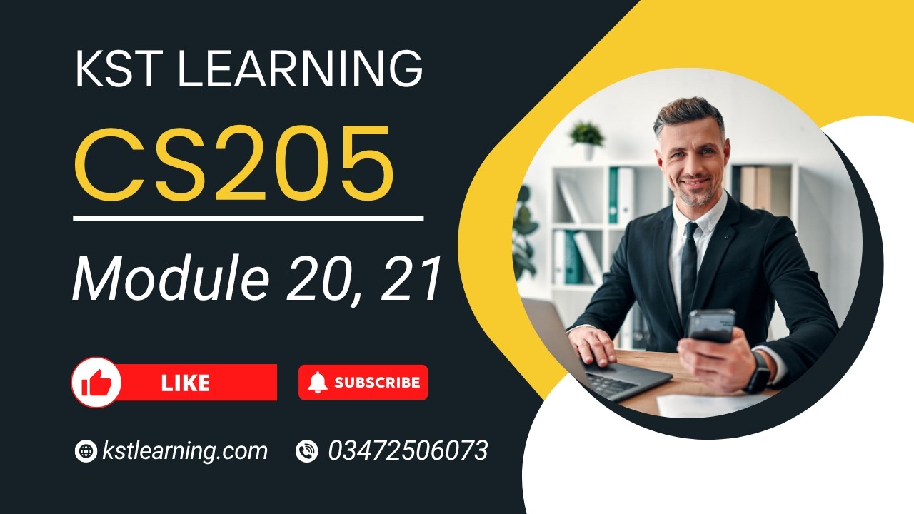 CS205 Short Lecture 20 | Module 20 & 21 | Information Security | CS205 ...