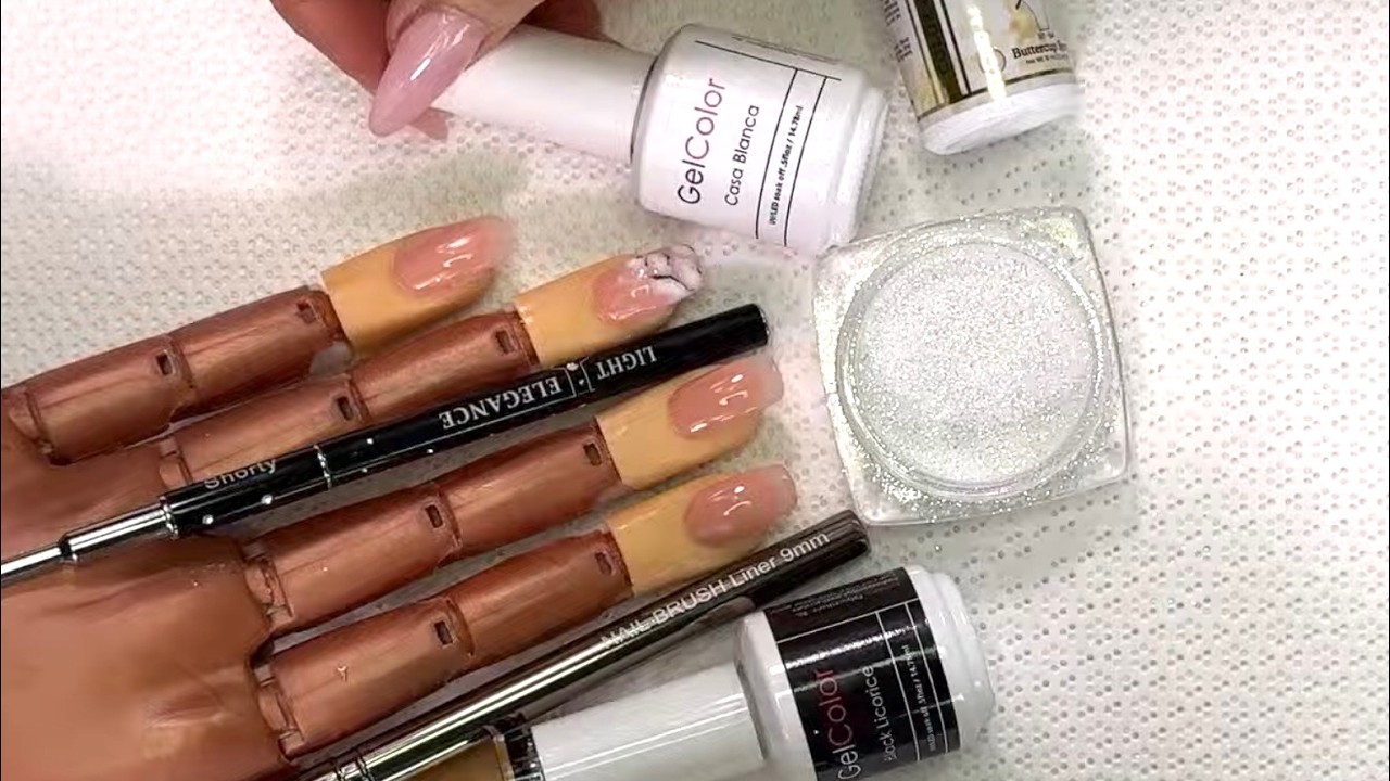 Easy Hybrid Design | Melissa DeLaCruz | Nail Culture Official