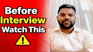 Must Watch Before Any Interview 🔥 | Frontend Interview Tips (React/MERN)