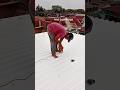 Upvc rooftop installation method #construction #building #rooftop #satisfying