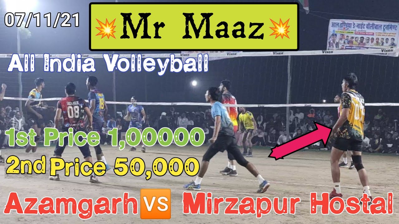 Set.3 Mr Maaz 💯 Azamgarh🆚 Mirzapur Hostal I All India Volleyball Tornament