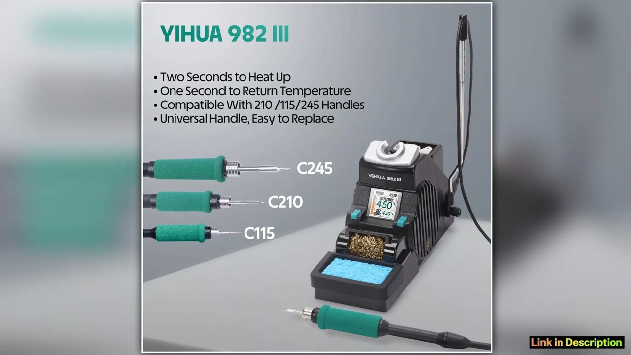 YIHUA 982III C115 C210 C245 Soldering Iron Precision Soldering Station Control Temperature Welding