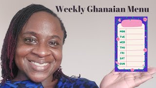 Ghanaian Breakfast And Dinner Menu | What My Family Eats In A Week