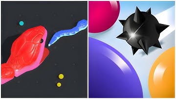 Snake Clash.io vs Puff Up - (ASMR Game, Max Level), Part - 01