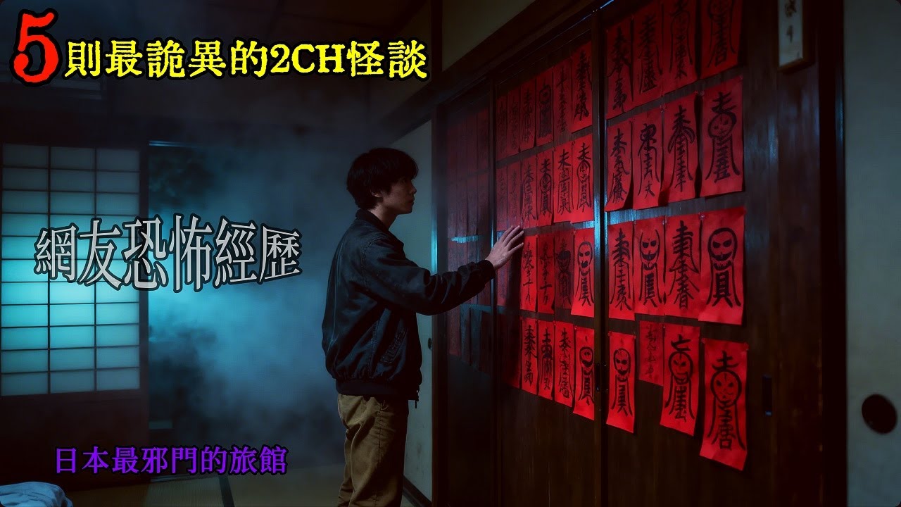 五則最詭異的2CH怪談：我住進了一家日本最邪門的旅館，壁櫥裡面竟然鎮壓著數不清的鬼魂 #睡前故事 #怪談朗讀 #恐怖故事 #日本恐怖實話
