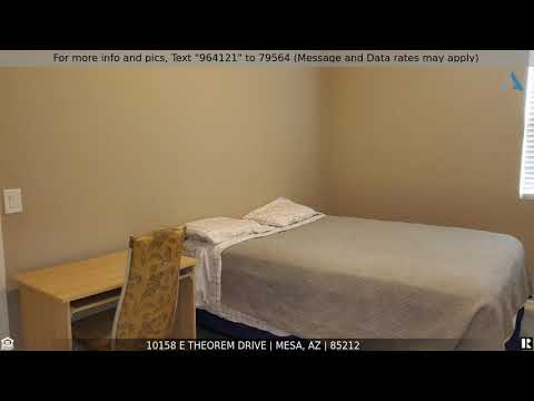 10158 E Theorem Drive, Mesa, AZ home video tour