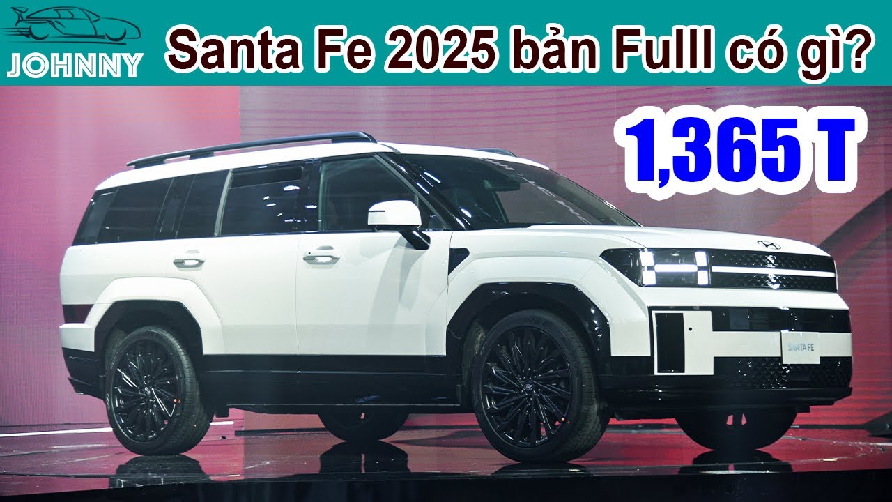 Chi tiết Huyndai Santa Fe 2025 bản Full giá 1,365 tỷ, SUV 6 chỗ ghế kiểu thương gia