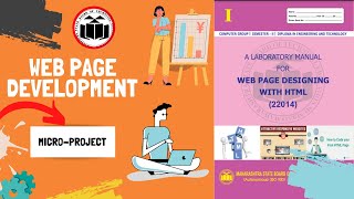 Web page designing with HTML Micro project Msbte | 22014 WPD #msbte