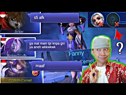 Prank Fanny darat - No Ban No Pick Pura" Afk! Lihat Kelakuan Raden wkwkwk.....