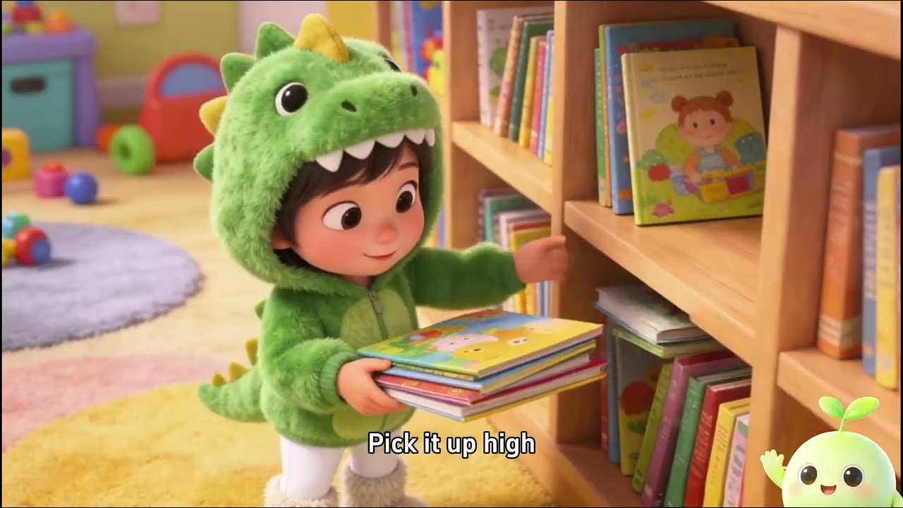 Tidy Up Time Song 🧸 Kids Clean Up Toys | Toddler Independence Song