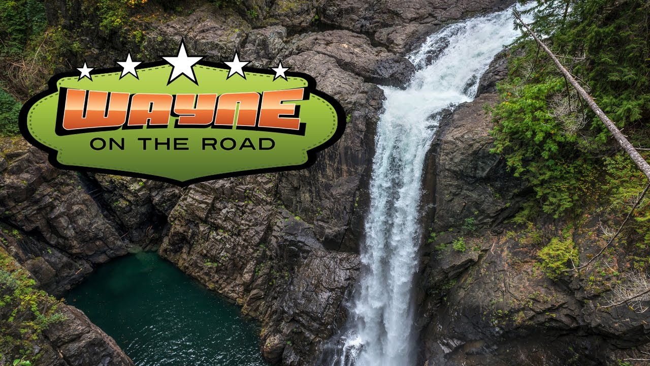 Elk Falls Provincial Park and Suspension Bridge. BC, Canada