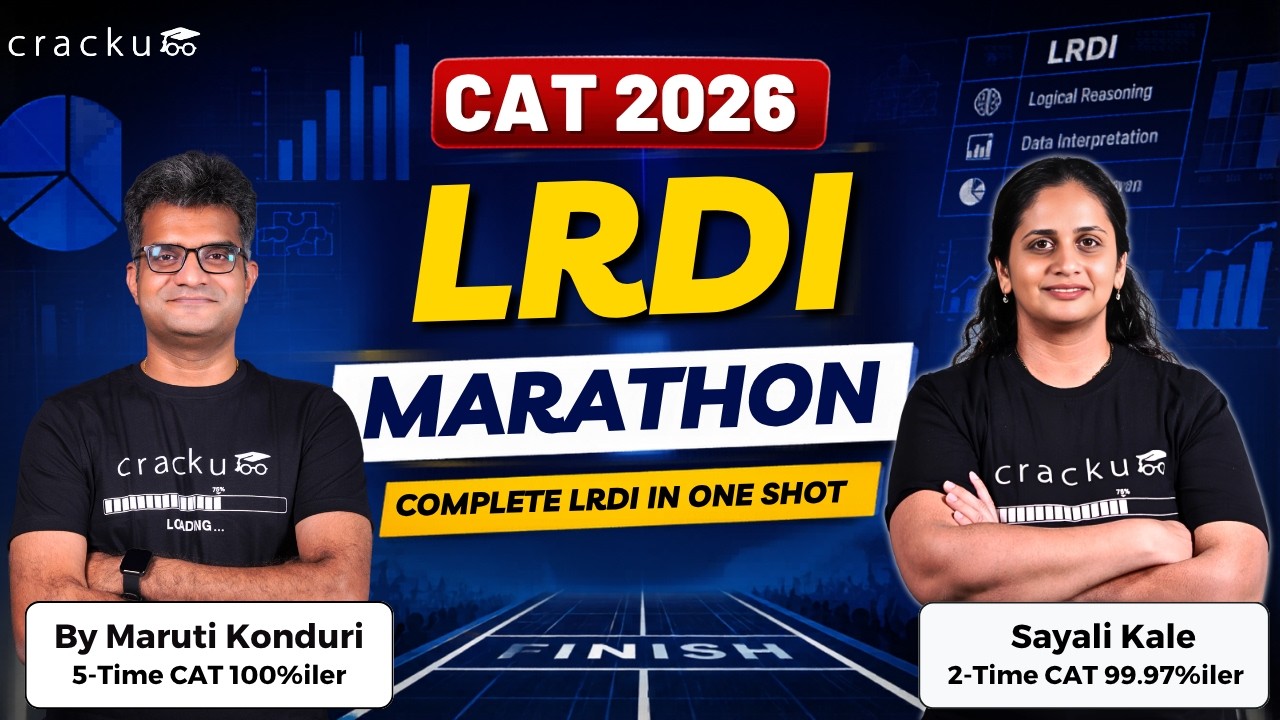 CAT 2026 DILR Marathon | Complete DILR Revision with Maruti Sir ...