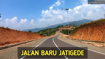 Jalan Lingkar Utara Jatigede Sumedang Kini Sudah Tersambung Dengan Jalan Utama