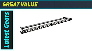 Best Value? Inline Blank Patch Panel Cat6A 24 Port - First Look