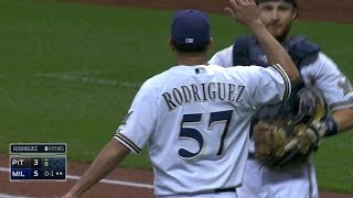 PIT@MIL: K-Rod retires Marte, notches 33rd save