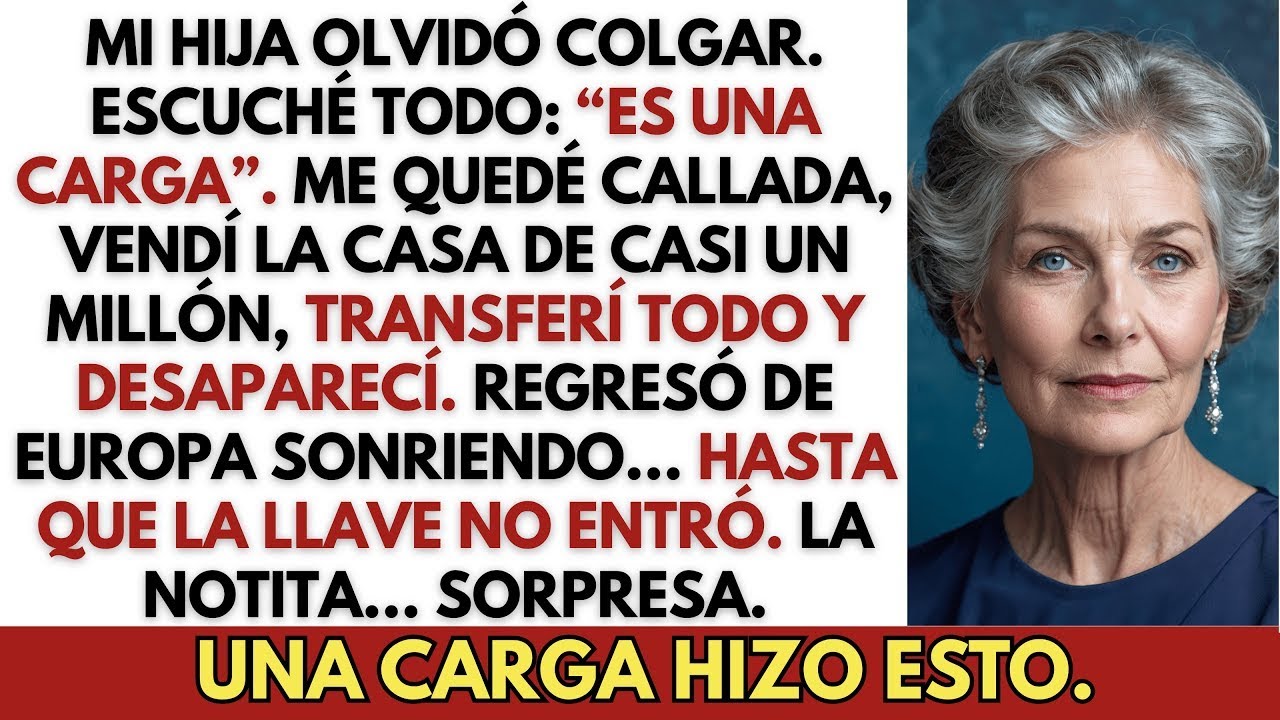 Mi Hija Olvidó Colgar  Escuché Todo：«Es Una Carga» Me Quedé Callada Vendí Mi Casa De Casi