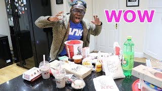 Deji Eats Everything At KFC